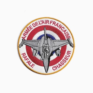 Armée de L&#39;Air et de L&#39;Espace, Rafale Chasseur, Military, Air Force, Francaise - Patch Embroidery Iron on