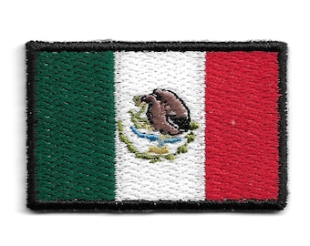 Mexico Flag Embroidered Patch