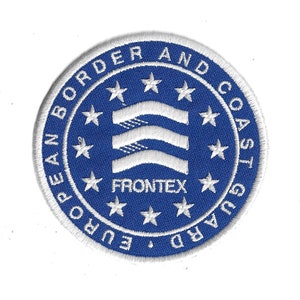 FRONTEX European Border and Coast Guard Agency Embroidered  Patch iron on