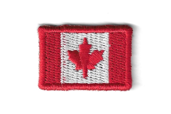 Bestickter Kanada-Flaggen Aufnäher – 6,9x4,6 Cm, Zum Aufbügeln Oder Aufnähen