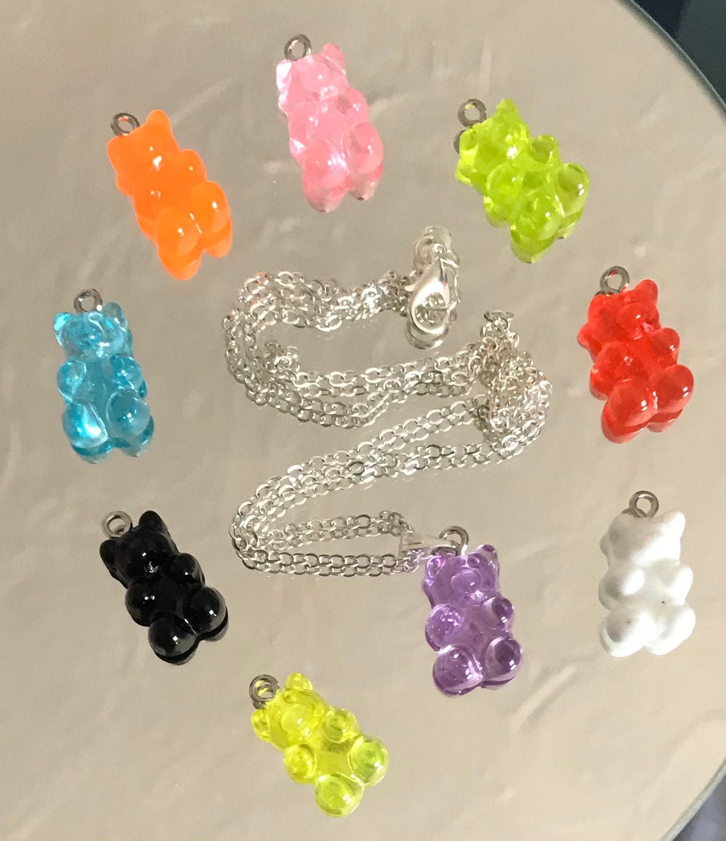 Gummy bear necklace Etsy