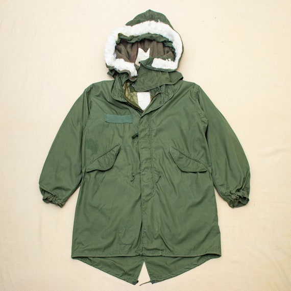 M65 fishtail shop parka small