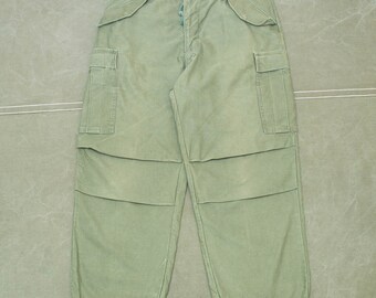 Outbound Men's US M65 Army Style Military Cargo Pants – Camo Green, Baggy Fit, New