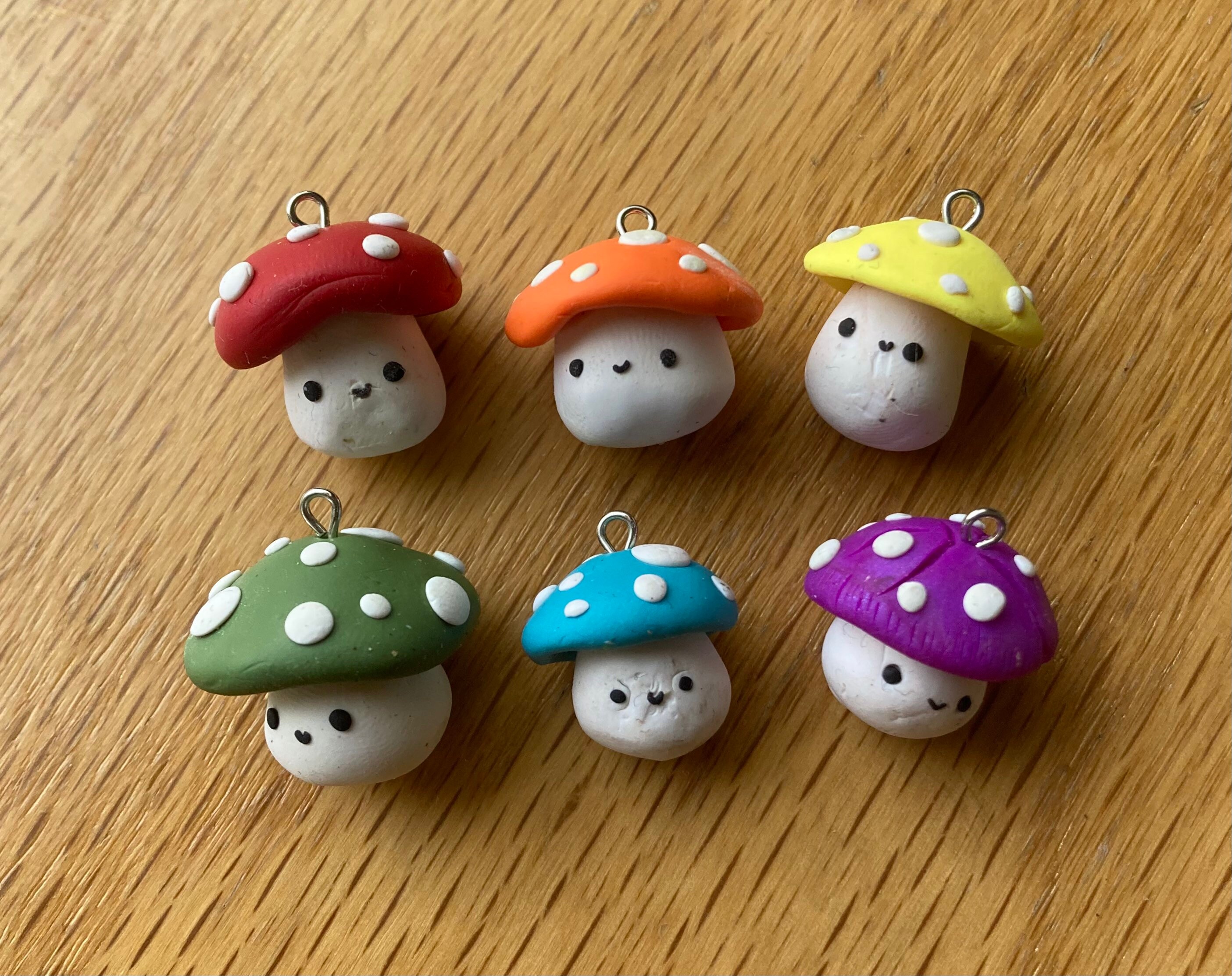 Custom clay mushroom figurine Etsy