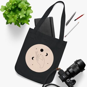 Moon Maestro Organic Canvas Tote Bag