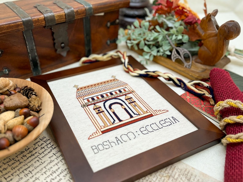 Bayeux Tapestry Cross Stitch Pattern Bosham Church PDF Instant Download