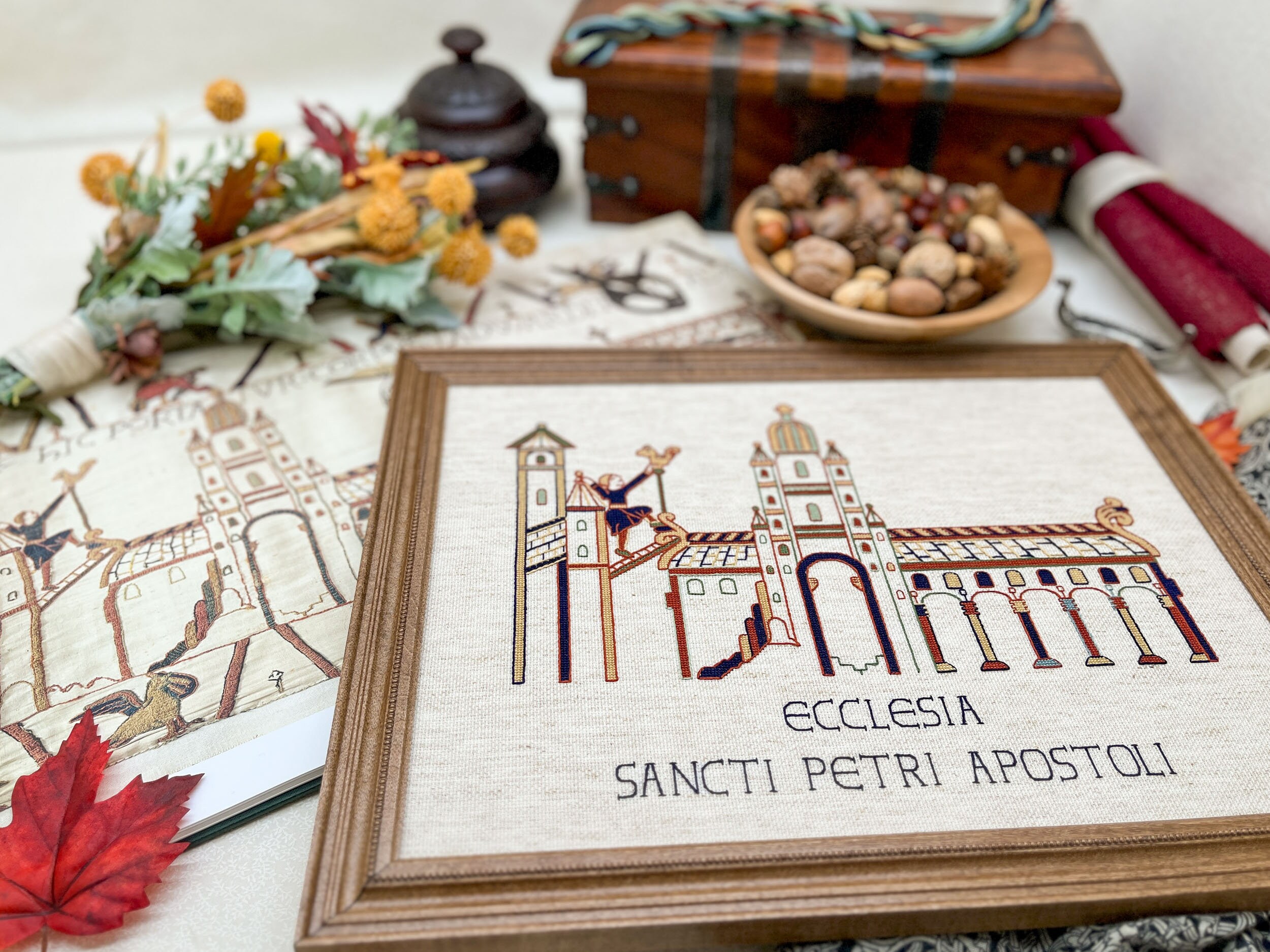 Bayeux Tapestry Westminster Abbey Cross Stitch Pattern PDF Instant