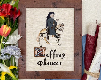 Korsstygnsmönster med Canterbury Tales: Geoffrey Chaucer | PDF direktnedladdning | för älskare av medeltida litteratur och engelsk historia