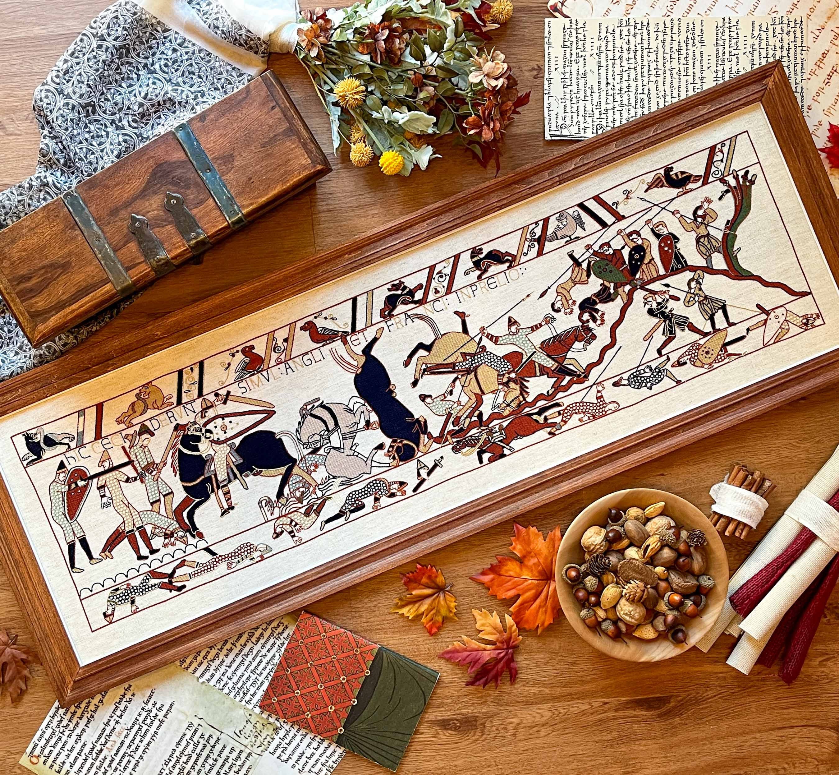 Bayeux Tapestry Cross Stitch Pattern: Battle of Hastings | PDF Instant Download | 1066 Norman Conquest For Fans of Medieval Art & History