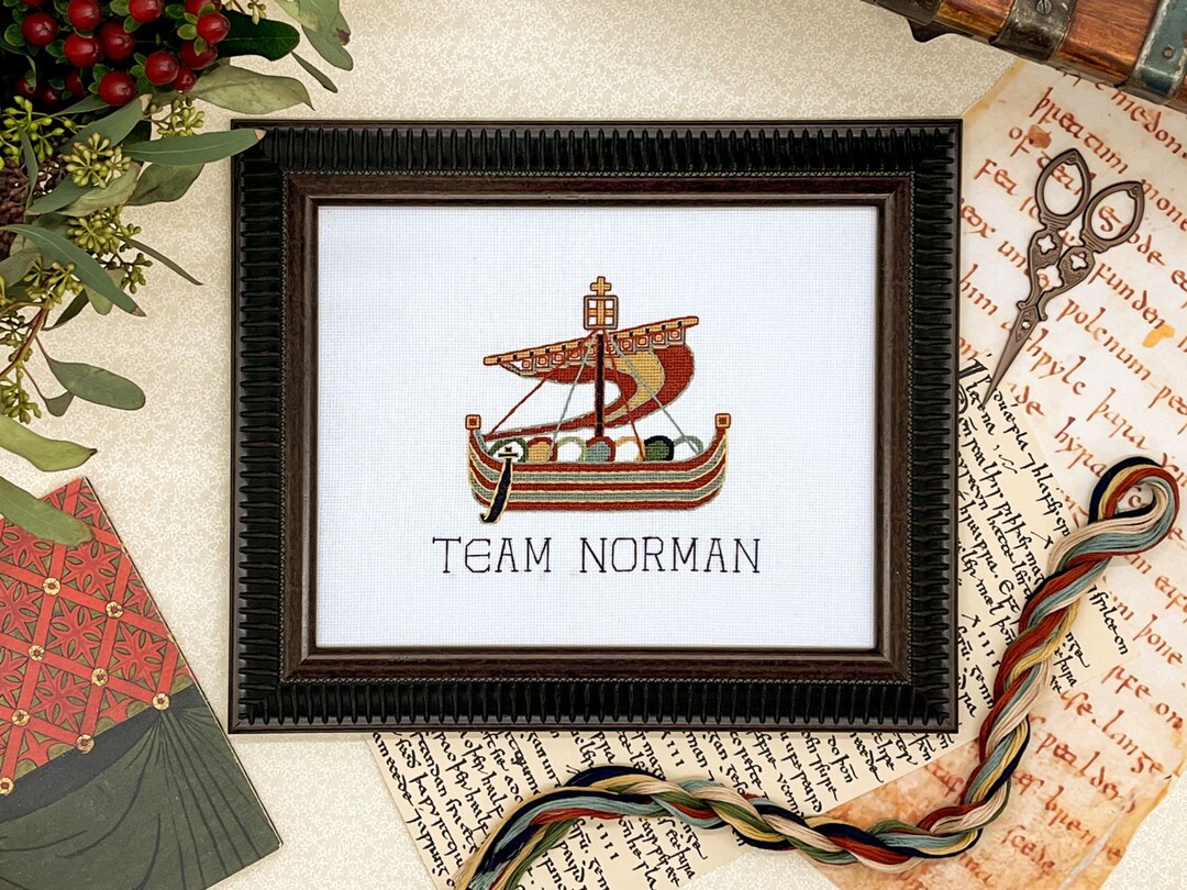 Team Norman Bayeux Tapestry Cross Stitch Pattern small PDF Etsy