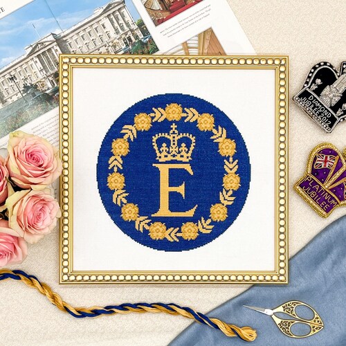 Queen Elizabeth II Cross Stitch Pattern PDF Royal Family Etsy