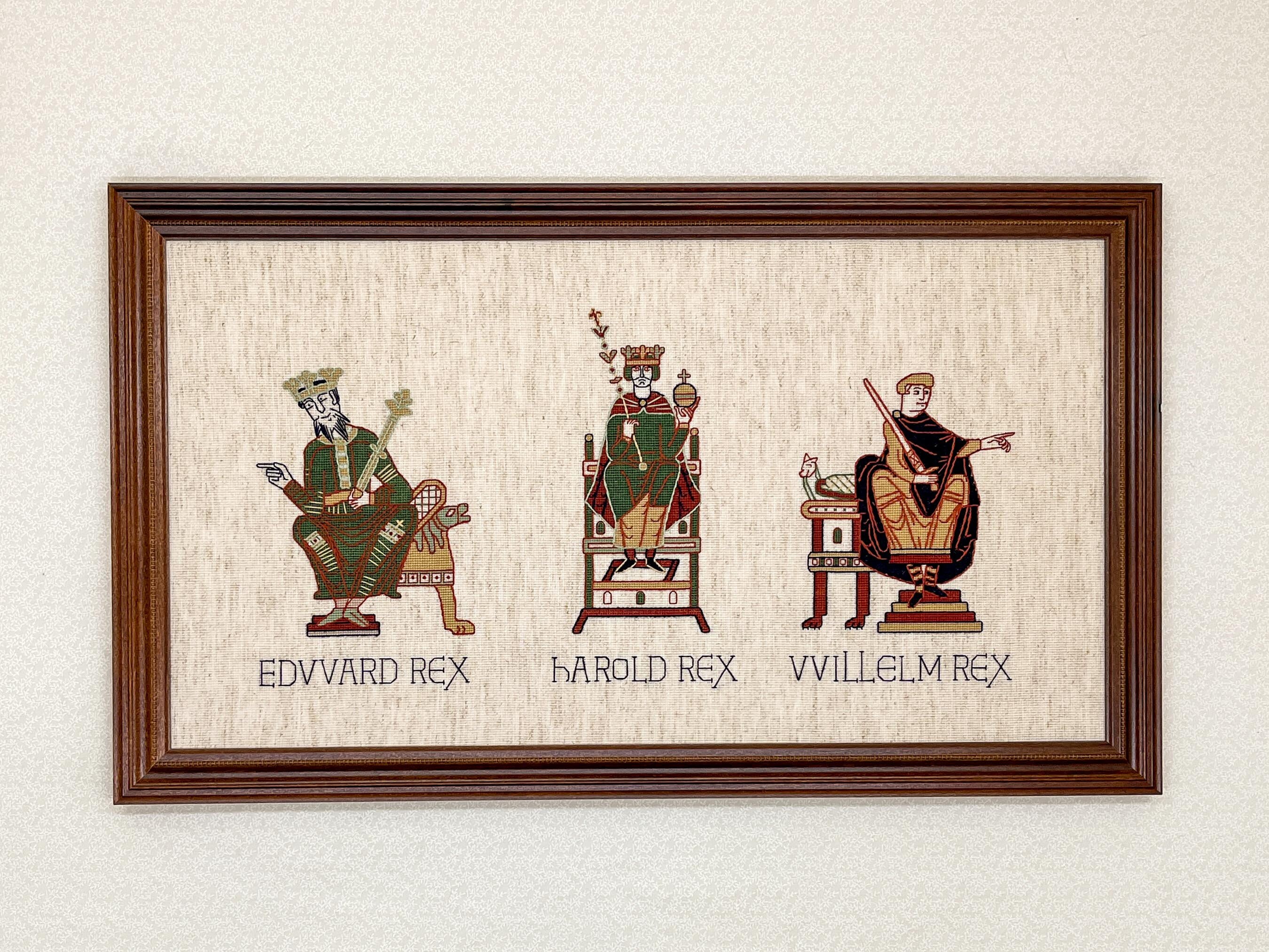 Bayeux Tapestry Cross Stitch Pattern: Three Kings of 1066 | PDF Instant ...