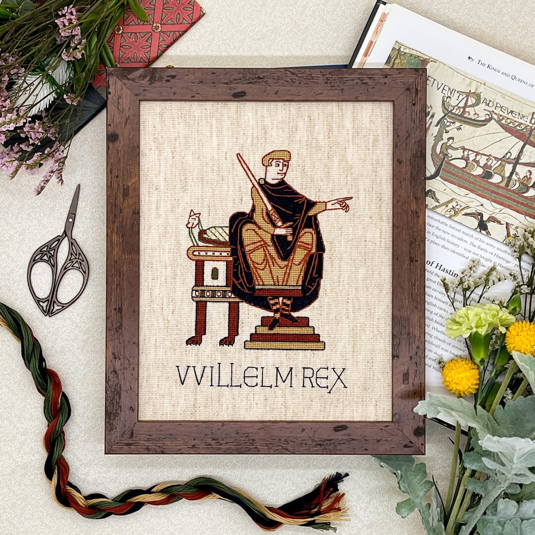Bayeux Tapestry Cross Stitch Pattern William the Conqueror PDF Instant