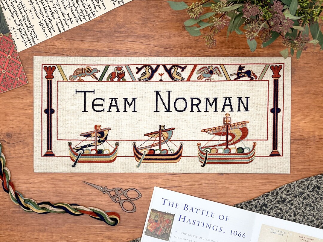 Team Norman Bayeux Tapestry Cross Stitch Pattern large PDF Etsy