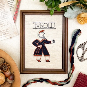 Bayeux Tapestry Cross Stitch Pattern: Turold | PDF Instant Download | Medieval History buffs, Battle of Hastings, William the Conqueror