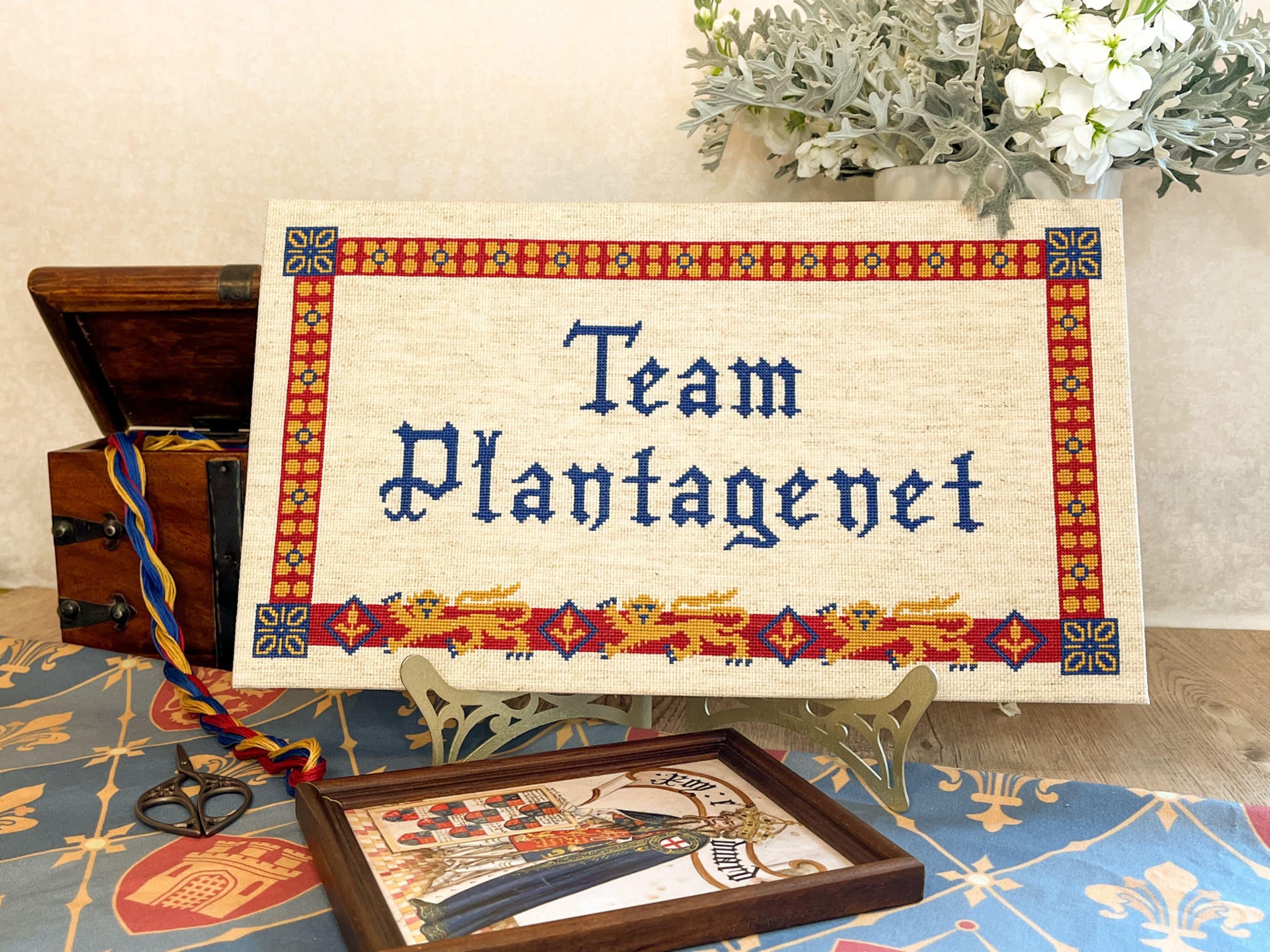 Team Cross Stitch Pattern large PDF Instant Download Gift