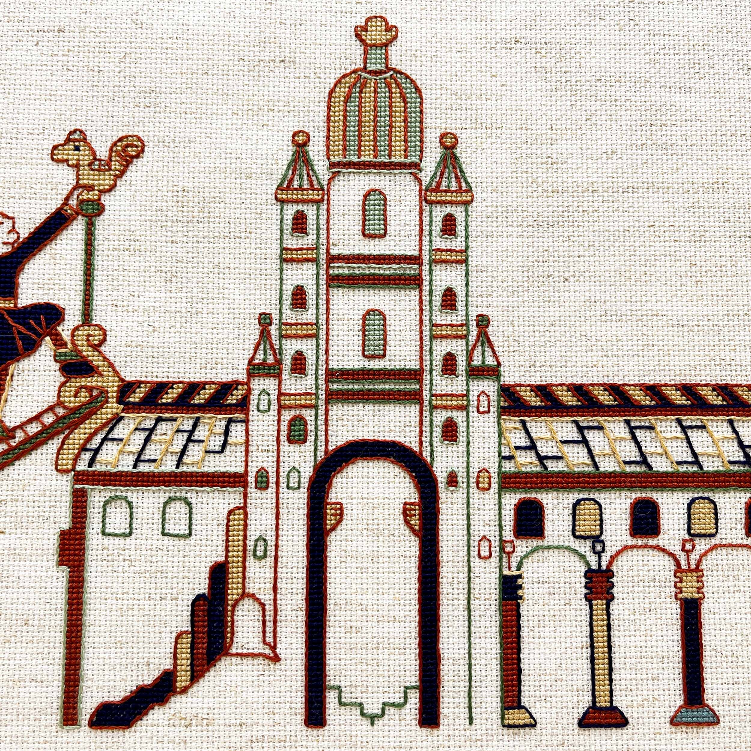 Bayeux Tapestry Westminster Abbey Cross Stitch Pattern PDF Instant Download for Lovers of Medieval English History and Religious Art Etsy Canada