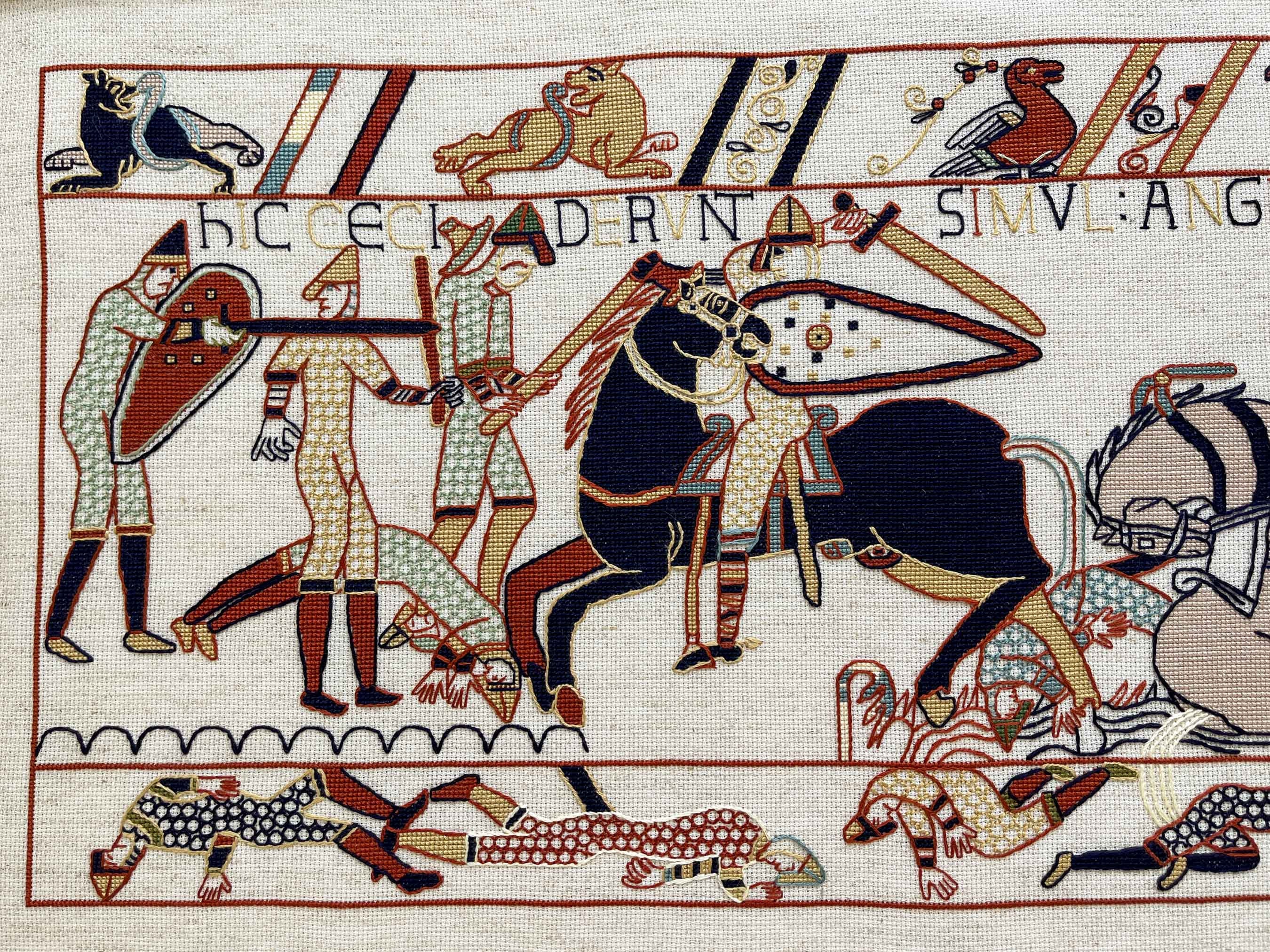 Bayeux Tapestry Cross Stitch Pattern Battle of Hastings PDF Etsy