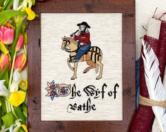 Korsstygnsmönster med Canterbury Tales: Hustrun från Bath | PDF direktnedladdning | för älskare av Chaucer, medeltida litteratur och engelsk historia