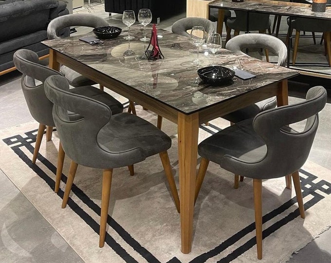 Classy Dining Table Chair Design Chairs Dining Table Chair Etsy