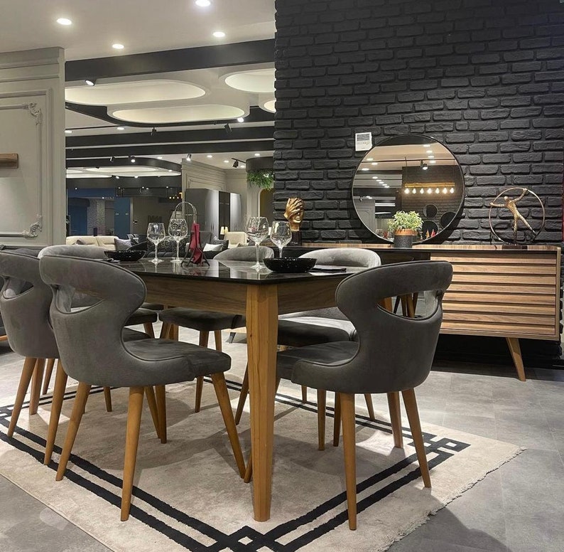 Classy Dining Table Chair Design Chairs Dining Table Chair Etsy