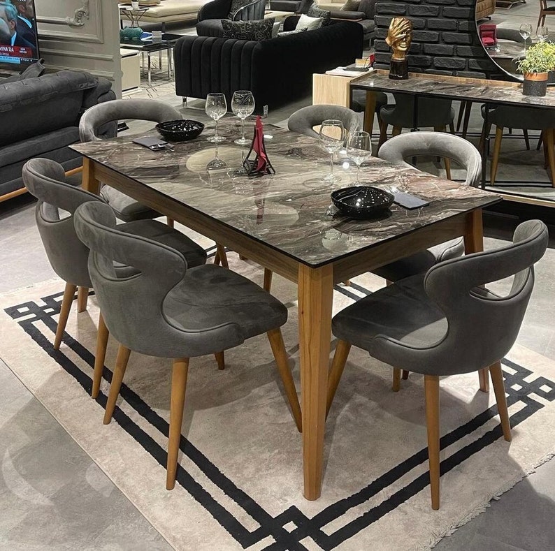 Classy Dining Table Chair Design Chairs Dining Table Chair Etsy