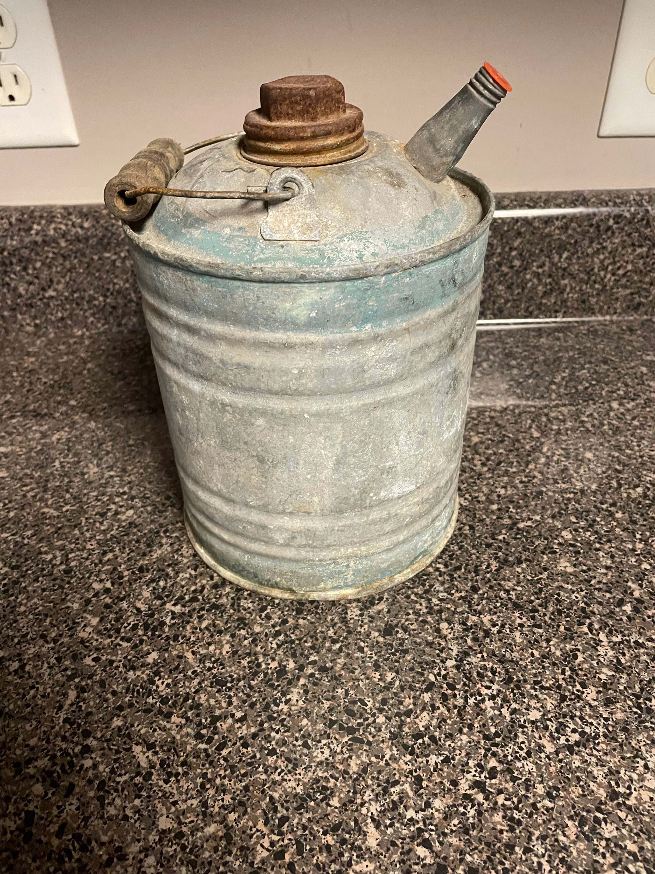 Old Style Plastic Gas Cans for sale Only 3 left at 60