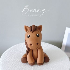 Personalised Horse Fondant Cake Topper