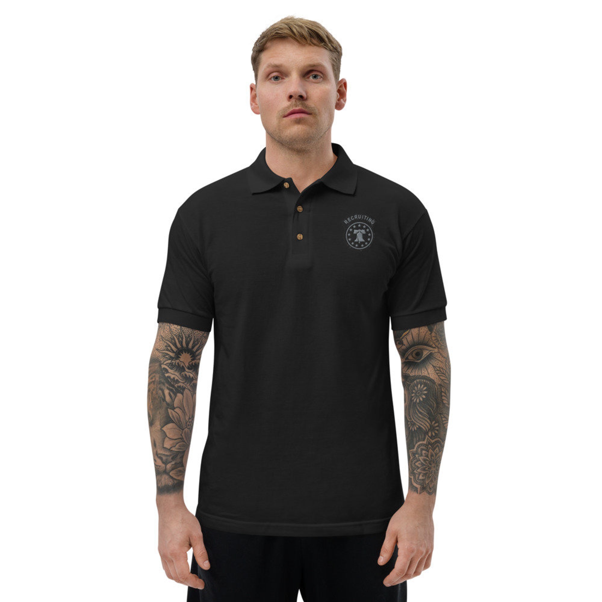 Discover Army Recruiting Embroidered Polo Shirt