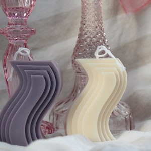 Groove Handmade Pillar Soy Candle ( Vanilla Scent )