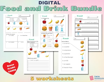 esl worksheet etsy uk