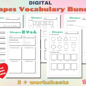 color esl 1st grade worksheet packet pdf english color etsy