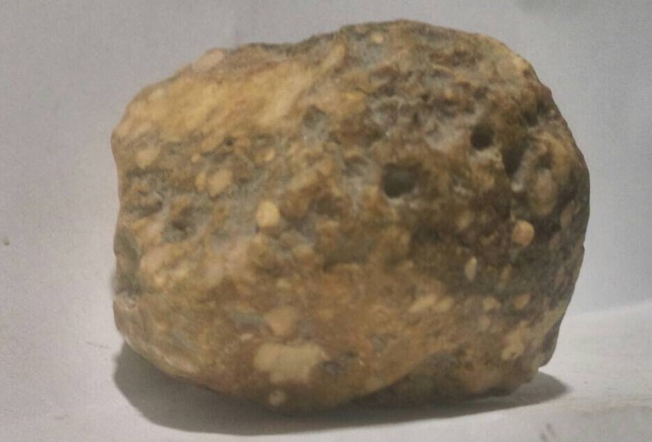 Météorite Lunaire Brèche Troctolite Fusion Orientée 87, 37G