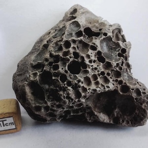 Lunar achondrite meteorite vesicular crystalline basalt rich in ilmenite / 67.44 gr