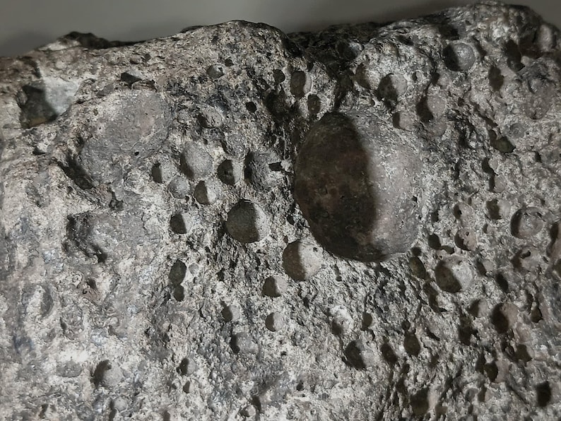 Large Achondrite Meteorite, Lunar Basalt, Crystalline Vesicular, Rich ...
