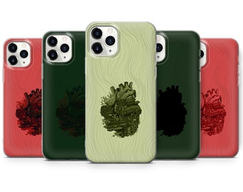 Funda de teléfono con ilustración de corazón y amor para iPhone 13, 12, 11Pro, XR, XS, 8+, 7, Samsung S10, S20, S21, A40, A51, Huawei P20, P30 Lite