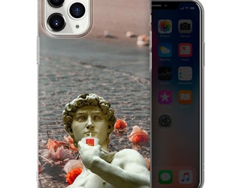 Funda de teléfono con diseño de arte estético, diseño de mármol, para iPhone 16, 15, 14Pro, XS, 8+, 7, Samsung S10, S20, S21, A40, A51, Huawei P20, P30 Lite