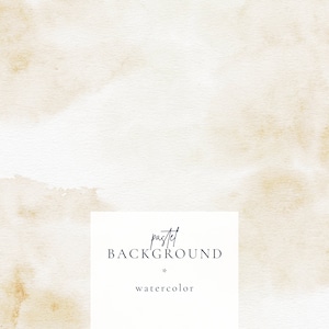Watercolor background digital clip art, Neutral watercolor splatter, Pastel background, Beige watercolor texture, Free commercial use