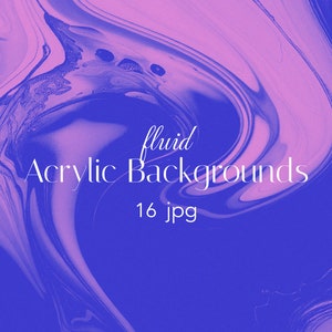 Fluid Acrylic Backgrounds - Alcohol Ink Digital Papers - Liquid Paint - Digital Backgrounds - Digital Alcohol Ink