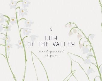 Maiglöckchen Frühling Clipart, moderne Mutter Tag Clipart, minimalistische Blume png, botanische Linie Kunst, sofortiger Download, kommerzielle Nutzung