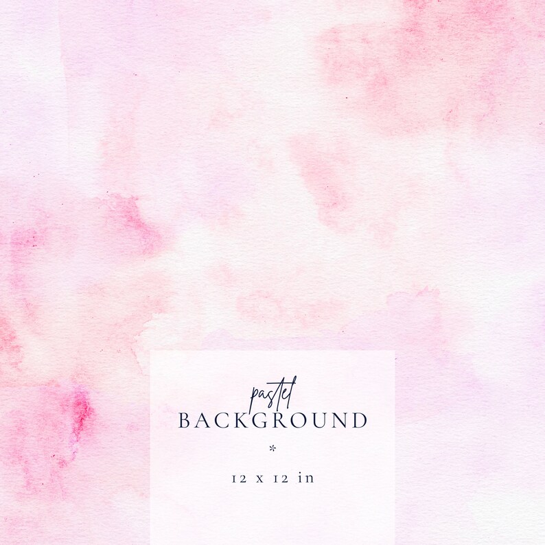 Pastel Watercolor Digital Background Clip Art, Watercolor Paper Texture