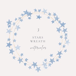 Corona semplice di stelle ad acquerello png, Clipart di compleanno in oro, Clipart di neonato, Clipart di neonata, Arredamento per la cameretta dei bambini, Uso commerciale gratuito