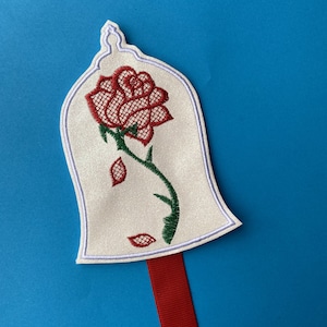 Bell Jar, Beast&#39;s Rose inspired Ear/Bow holder, display your ears while keeping them neat and tidy. Disney themed, Beauty and the Beast