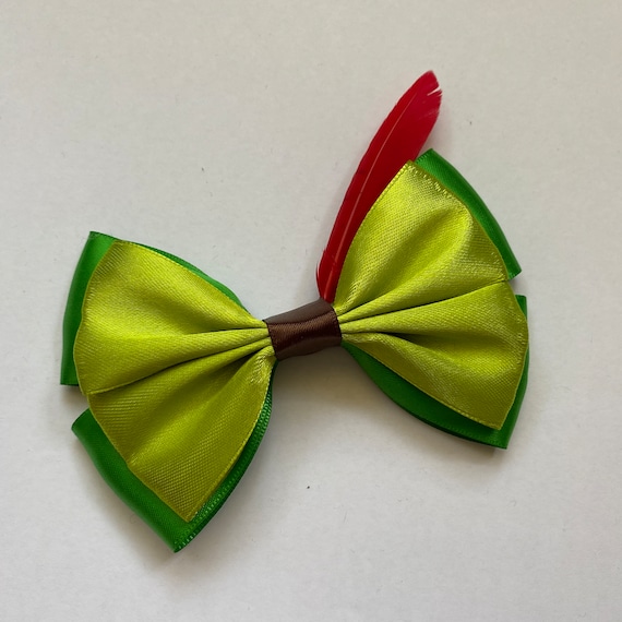 Peter Pan Inspired Hair Bow for Dress up and Cosplay 