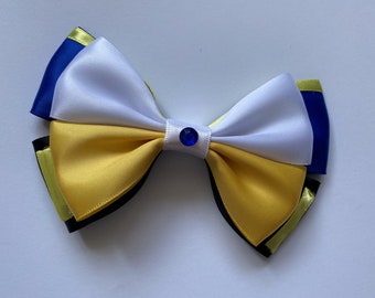 The Beast inspired hair bow for dress up and cosplay - Disney Princess inspired, Beauty and the Beast