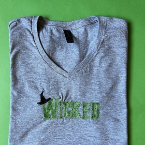 WICKED inspired t-shirt design, featuring hat. Musicals/Broadway themed, Elphaba