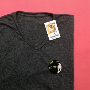 Wicked - The Musical, inspired t-shirt with Glinda and Elphaba embroidery