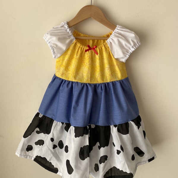 Jessie the Cowgirl inspired cotton dress, for cosplay, Disney Parks, dress up - Toy Story