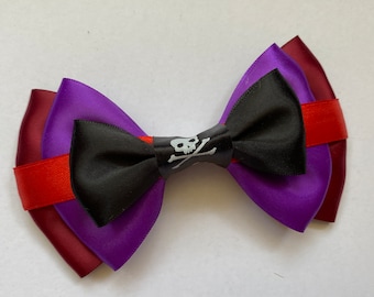 Dr Facilier inspired hair bow for dress up and cosplay - Disney Villain inspired, Princess and the Frog