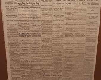 Newspaper - New ENGLAND FLOOD -  - March 20, 1936